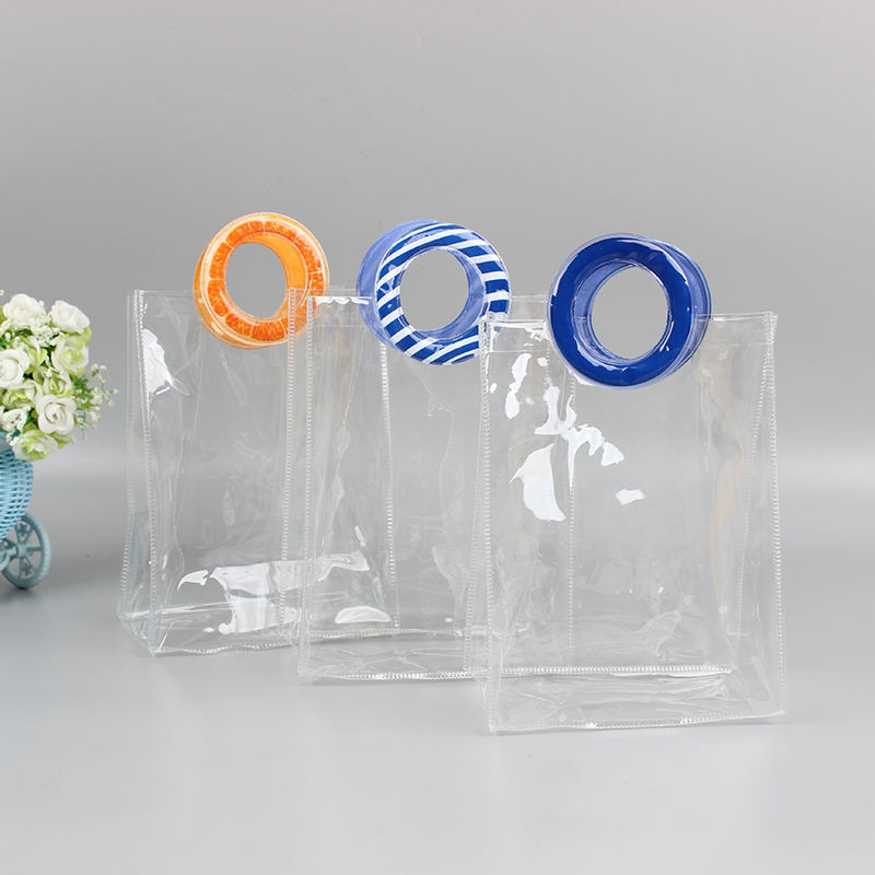 PVC transparent shopping bag